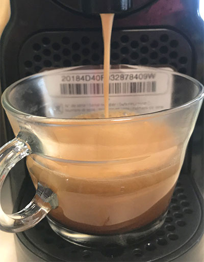 Coffee made from Nespresso