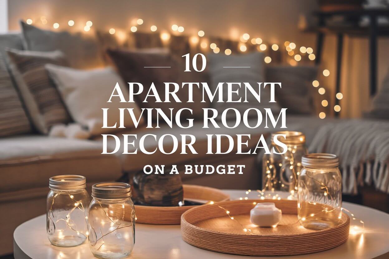 apartment living room decor ideas on budget