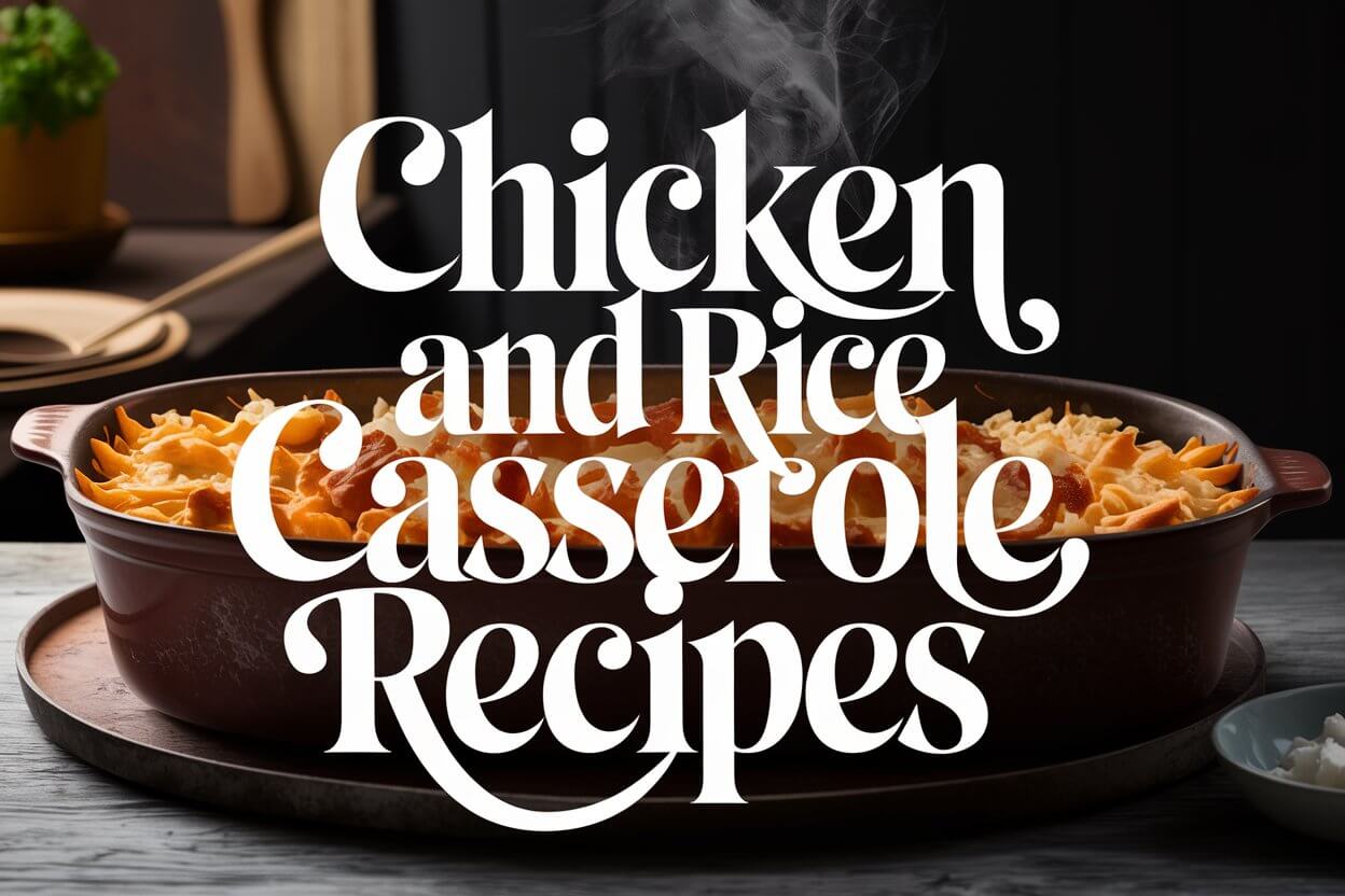 chicken and rice casserole recipes