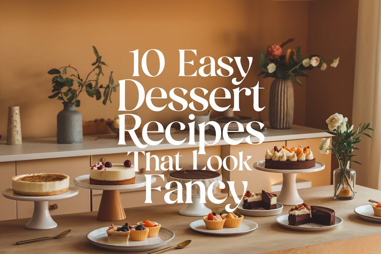 easy dessert recipes that look fancy