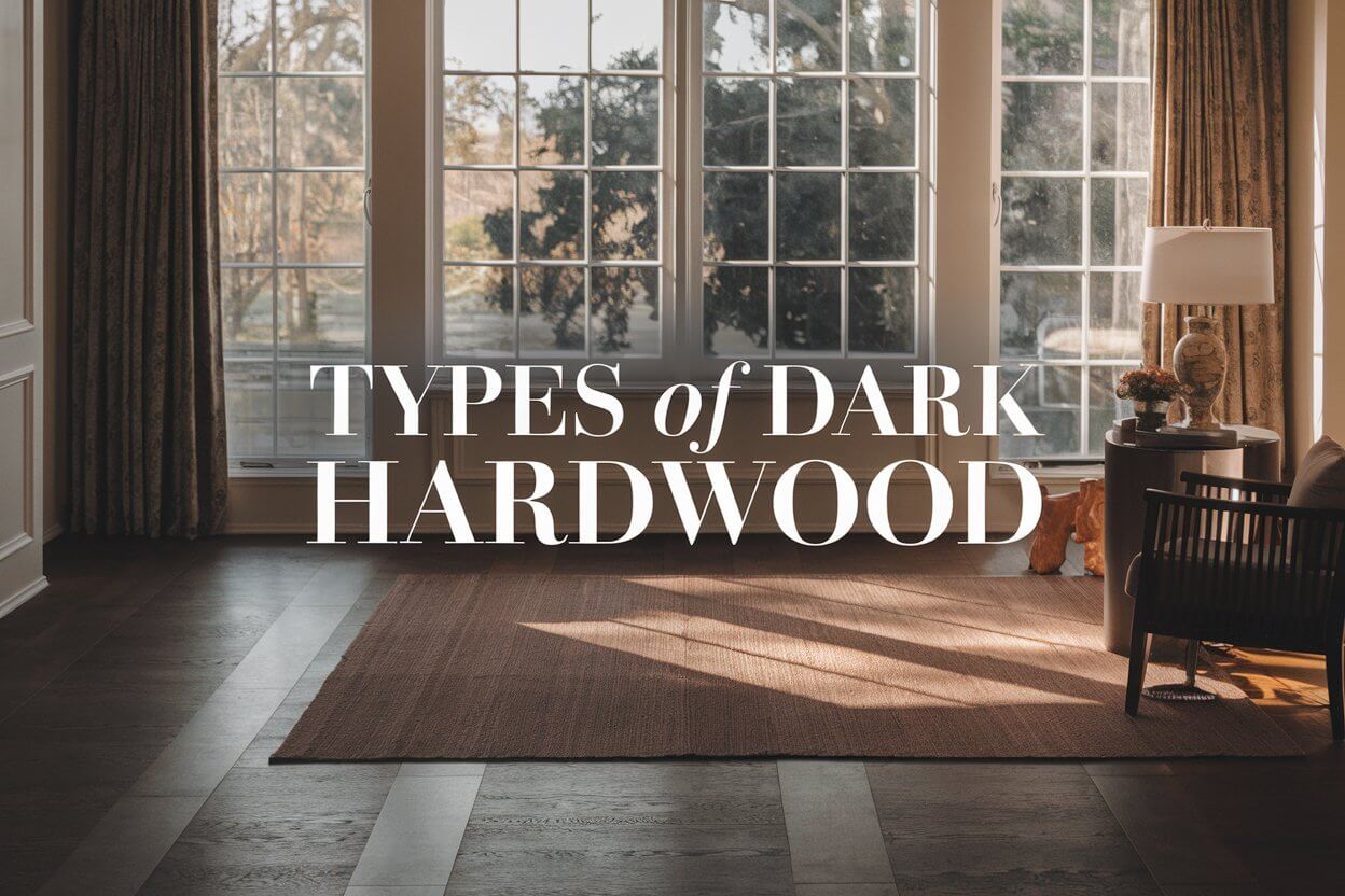 types of dark hardwood